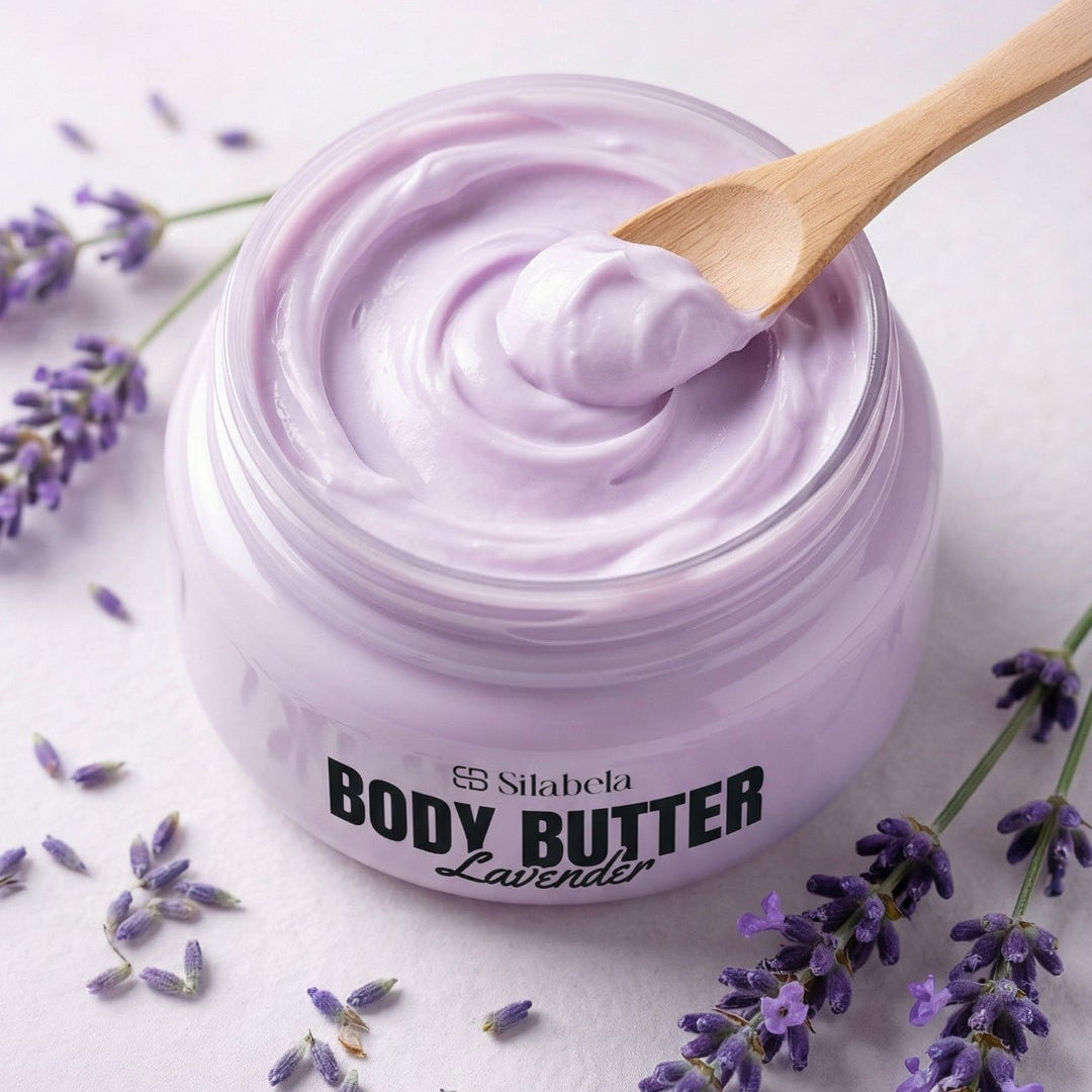 Body butter with lavender scent