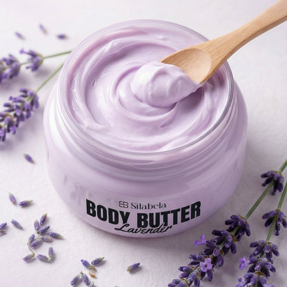 Body butter with lavender scent